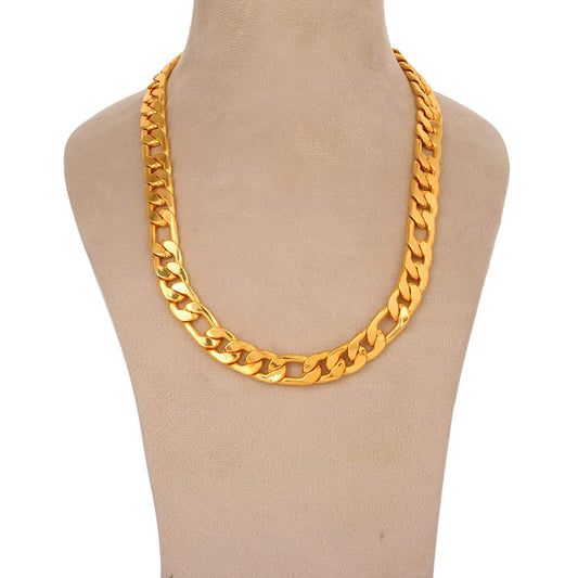 Goldplated Thick and heavy Men Necklace partywear (NKSV1336)