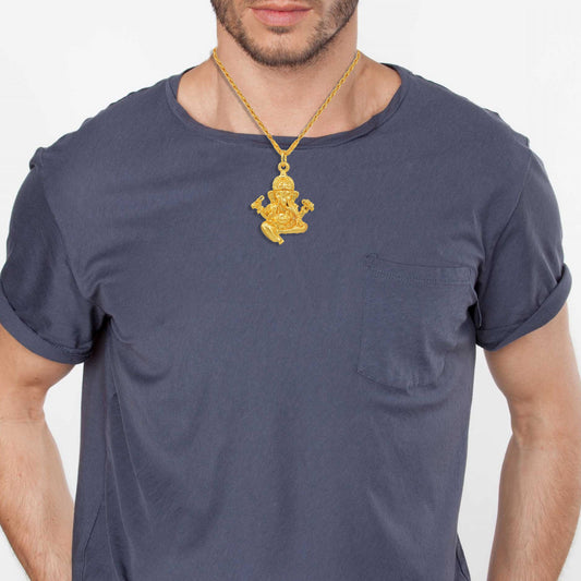 Goldplated Ganesh Pendant