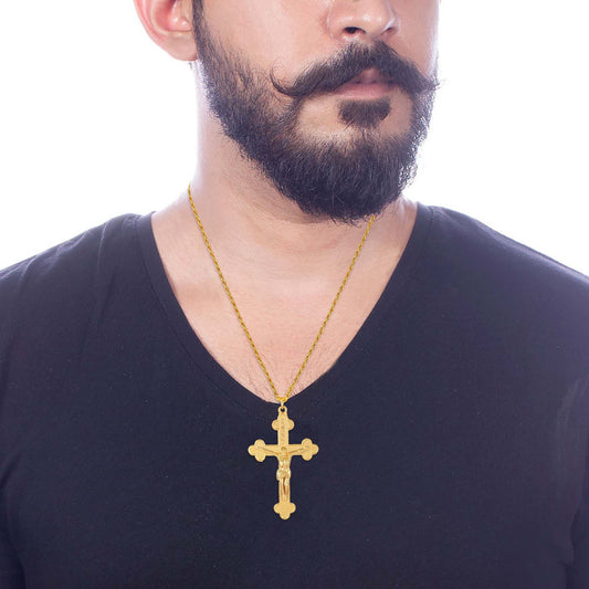 Goldplated Crucifix Cross Christian Pendant