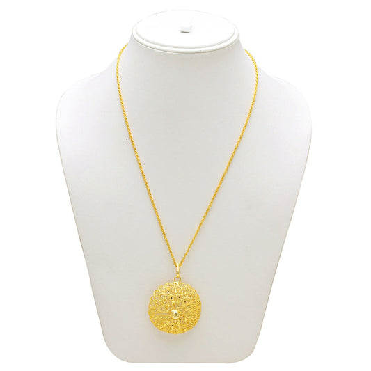 Gold plated Tokri Basket shape handmade chain pendant