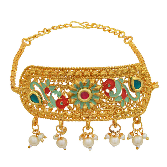 Gold plated Ethnic Armlet Bajubandh