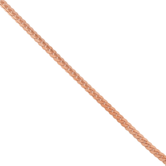 Pink Rose Gold plated Pure Copper handmade desginer bracelet for Men Women (BLDM3932)