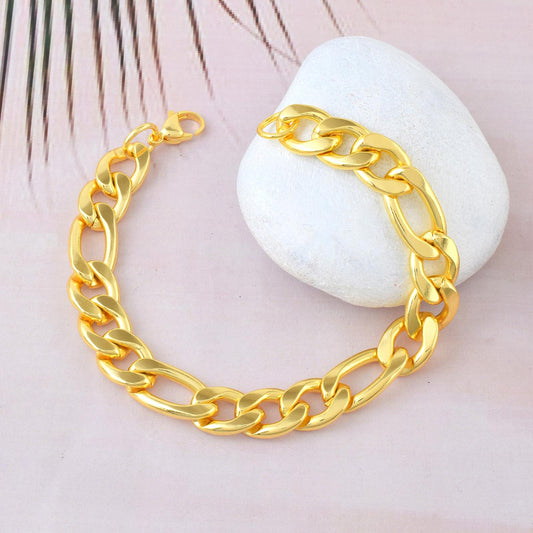 Brass Micron Gold Unisex bracelet (BLJK2925)