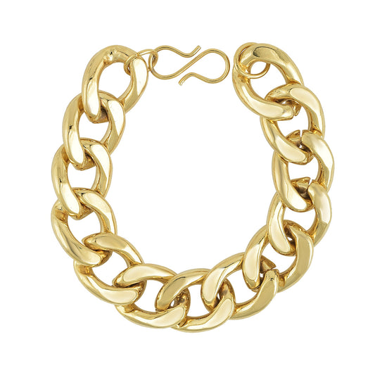 Stylish Real Goldplated Thick and heavy Men Bracelet (BLKL1099)