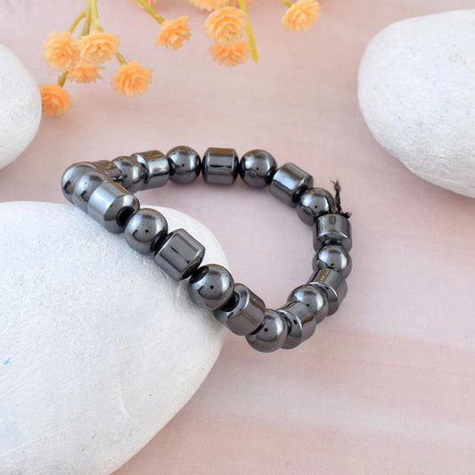 Gun metal stretch Bracelet (BLLN4654)
