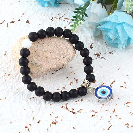 Evil eye Bracelet for Reiki crystal Healing bad luck protection (BLMT3980)