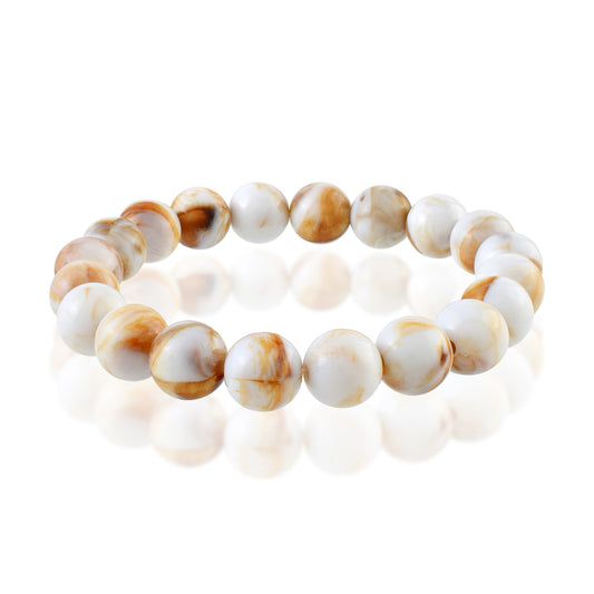 Natural Marble Jasper Bracelet (BLRM6714)