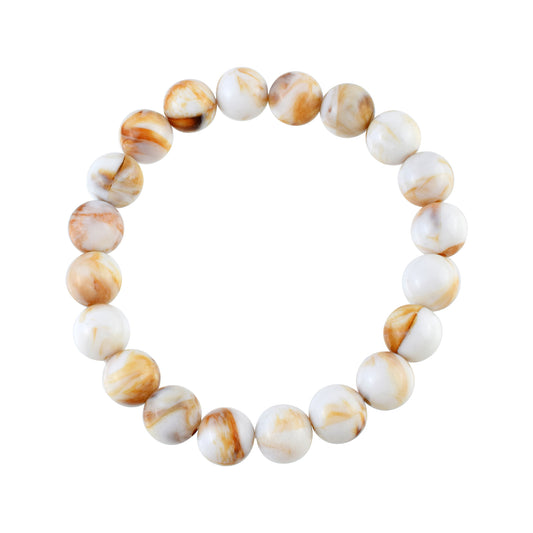 Natural Marble Jasper Bracelet (BLRM6714)