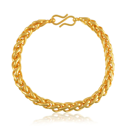 Brass Micron Gold 1 Gram jewellery designer Bracelet Unisex (BLSV1386)