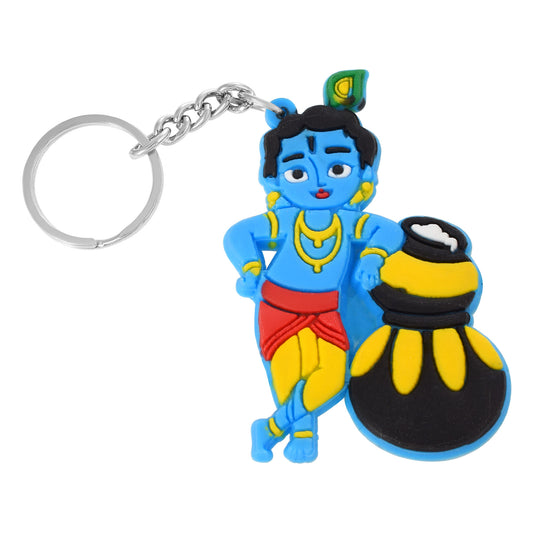 Silicon Bal Krishna Maakhan-chor keychain (CLKL7773)