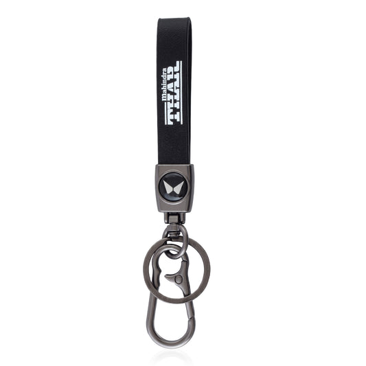 Pure Leather Keychain compatible with Mahindra Thar SUV Keychain fashion accessory