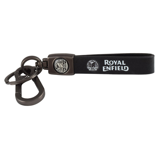 Pure Leather Keychain Compatible with Royal Enfield Bikes (CLRM6659)