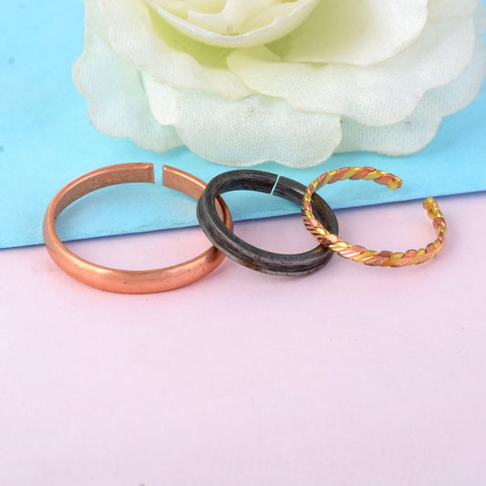 Evil protection 3  Challa Finger ring (CMNI8159)