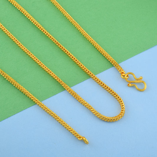 24KT Micron Gold Plated Chain Necklace (CNCG4374)