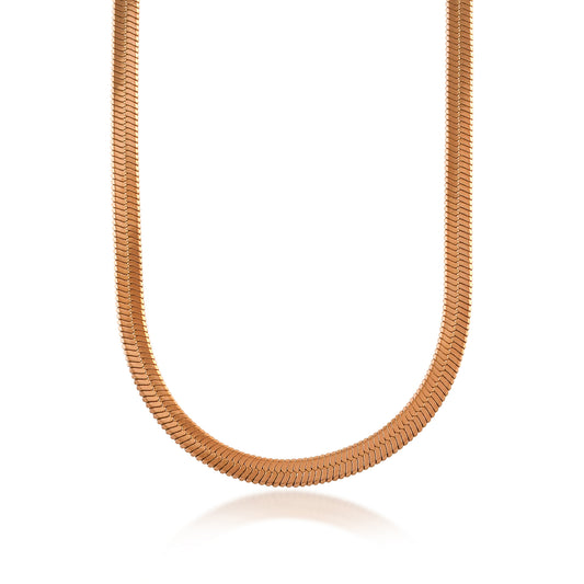 Brass Rose Gold plated Snake chain (CNNI8305)