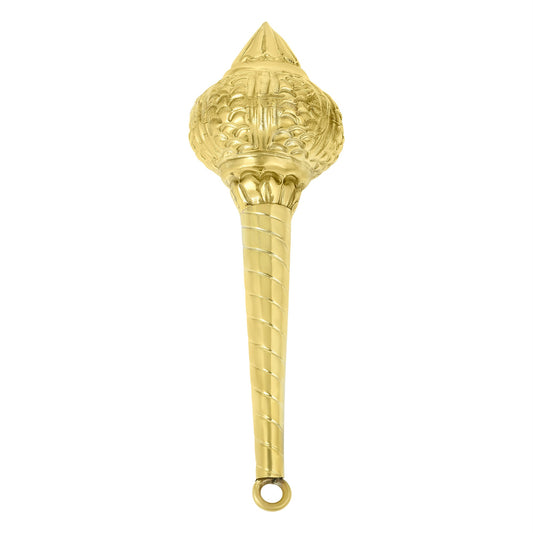 Brass GoldPlated Miniature Mace Hanuman Gada Ghota Puja Item (HDSC5183)