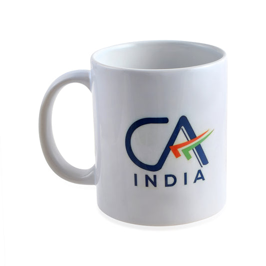 Bone China Opalware Coffee Mug for CA Chartered Accountants with matching Keychain (HDSC5262)