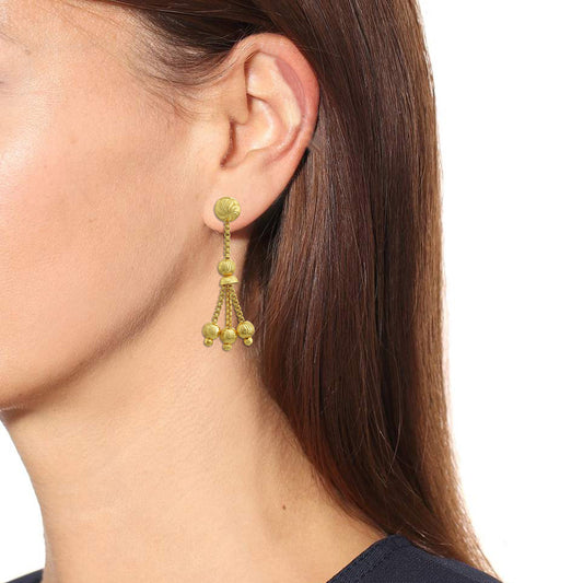 Brass Goldplated fashion Earrings Women