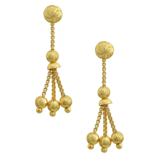 Brass Goldplated fashion Earrings Women