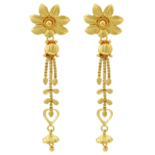 Goldplated Long Dangler earring Women