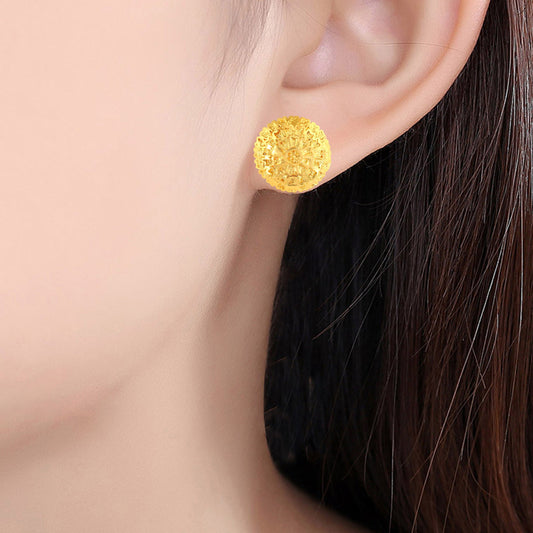 Micron Gold plated Handmade Rasrawa work Fashion earring