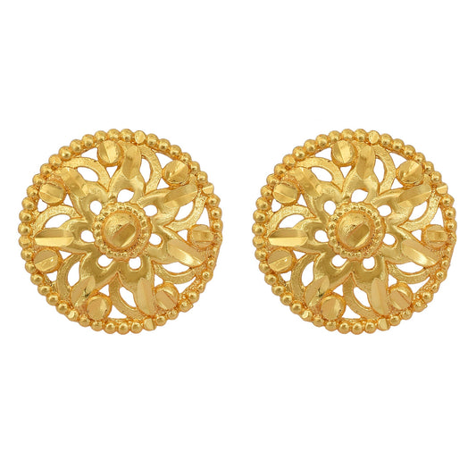 Brass Goldplated Stylish Handmade Earrings Women