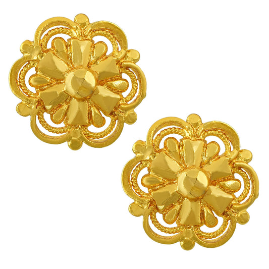 Goldplated handmade Earring stud Women