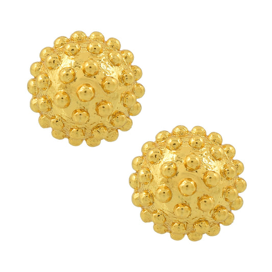 Gold plated Brass Rasrawa Small Stud Traditional Earring