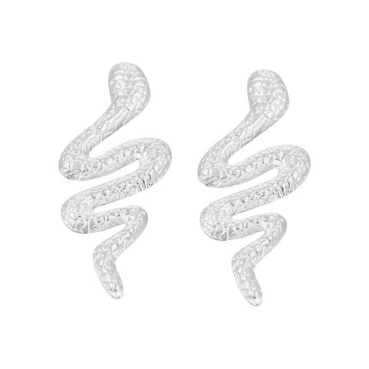 Brass Energized Nag Nagin Joda Snake Pair in Silver Finish for Kal Sarp Dosha Puja Item