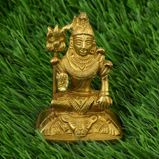 Brass Panchdhatu Shiva Bholenath Shiv Shanker Idol Murti