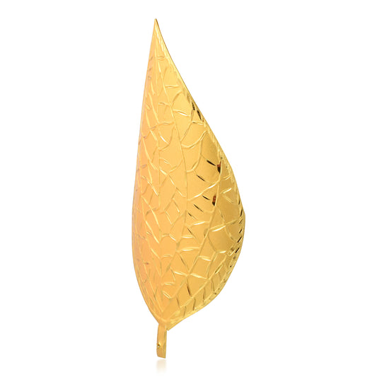 Brass 1 Gram Gold Pan Patta Leaf for Hindu Puja Home decor (HDSC5248)