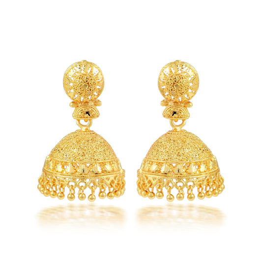 Brass Goldplated Stylish Handmade Jhumki Women Latest