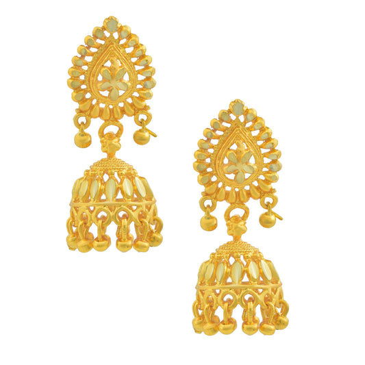 Gold plated Small, simple, sober and cute Jhumki Women