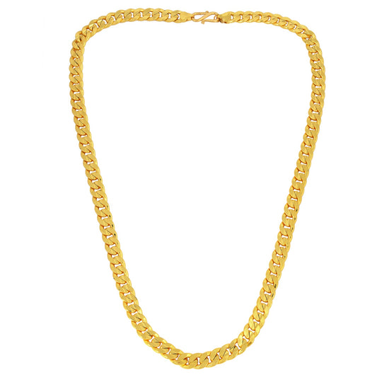 Micron Goldplated Pure Brass Necklace Chain for Men (NKCG4359)