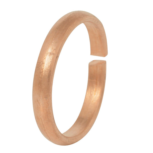 Pure Copper Health Benificial Adjustable Challa Finger Ring (ORMI5559)