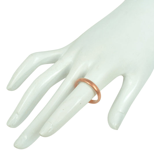 Pure Copper Health Benificial Adjustable Challa Finger Ring (ORMI5559)