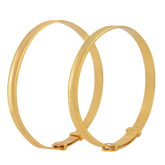 Goldplated Kids Adjustable Bangle set Nazariya for Kids (0-2 Years) (NZSV1253)