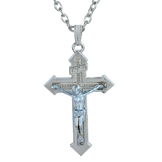 Jesus Christ Crucifix Cross locket chain Pendant (PCKL0821)