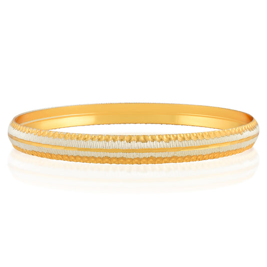 Brass Dual tone Gold Fashion Bangle Kada for Men Women (KDNI8236)