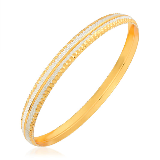 Brass Dual tone Gold Fashion Bangle Kada for Men Women (KDNI8236)