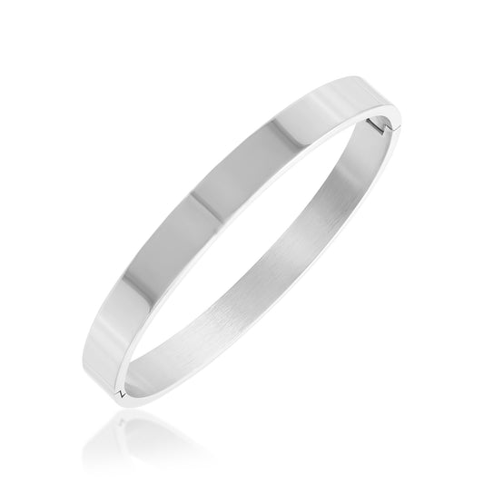 Stainless Steel Openable size Light weight Unisex Kada Bangle (KDNI8284)