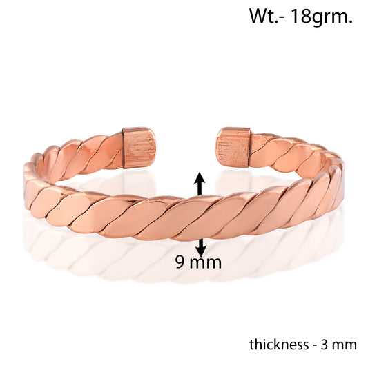 Pure Copper Kada Bracelet Cuff (KDNI8325)