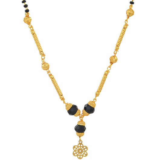 Gold plated short Traditional Mangalsutra