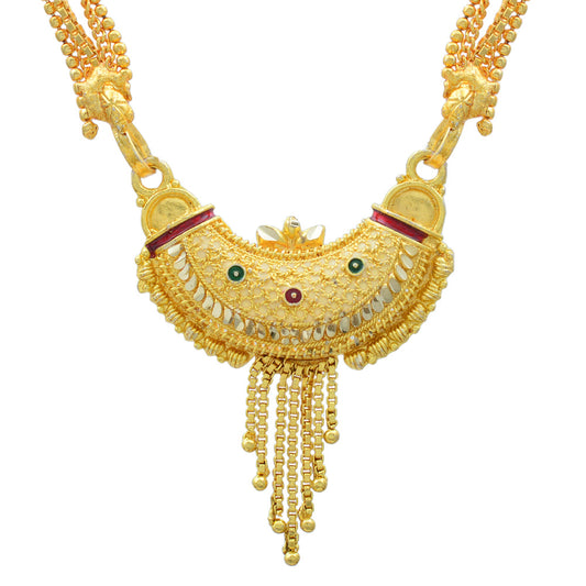 Gold Plated Traditional Chand Mangalsutra for Women