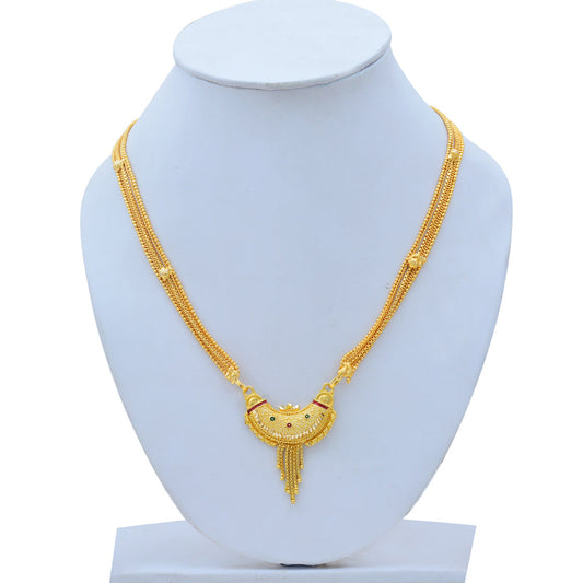 Gold Plated Traditional Chand Mangalsutra for Women