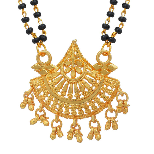 Gold plated Traditional Wedding Tanmaniya Women Mangalsutra