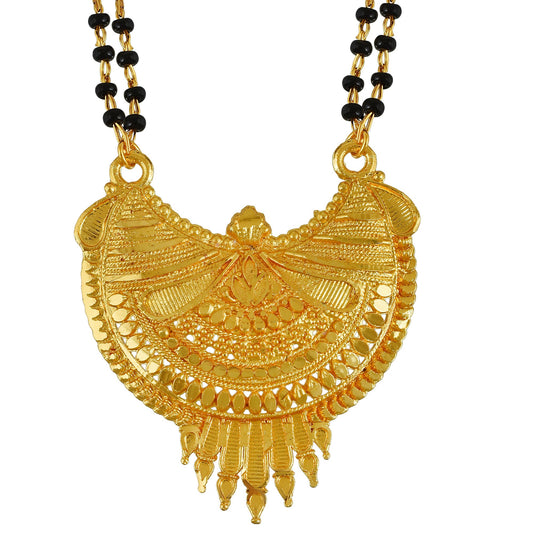 Gold plated, Classic Bollywood Traditional Mangalsutra