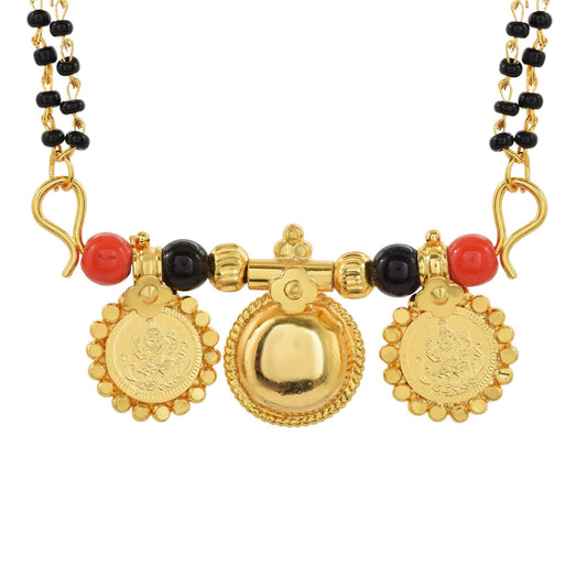 Gold Plated Double Lakshmi Wati Traditional Mangalsutra