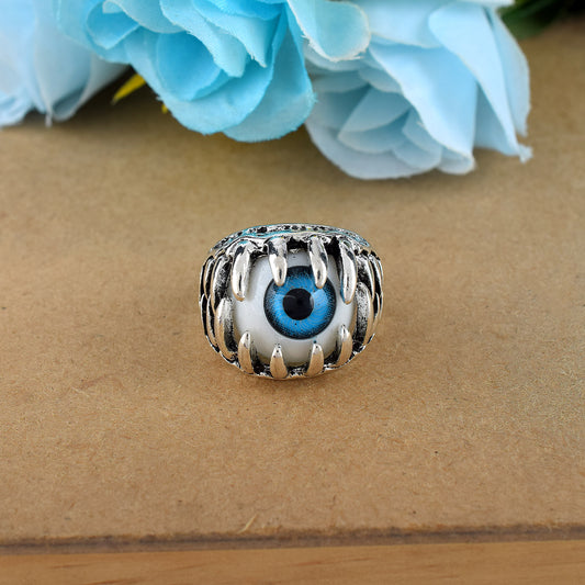 Brass Antique Finish Evil Eye Finger ring (ORBJ2287)