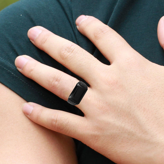 Brass Black Coated Fashion fingerring Men Women